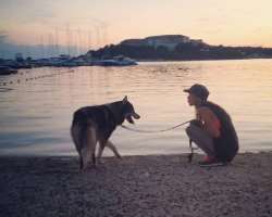 She has unconditional love for animals and owns a dog has made love for him also loves to spend some leisure time around him.